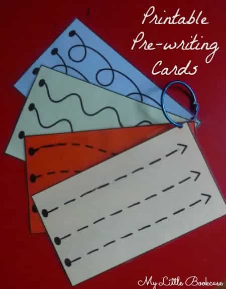 Printable Prewriting Cards_My Little Bookcase