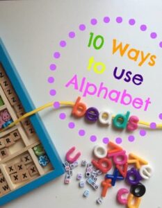 10 Ways to Use Alphabet Beads