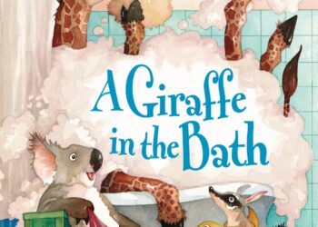 A Giraffe in the Bath