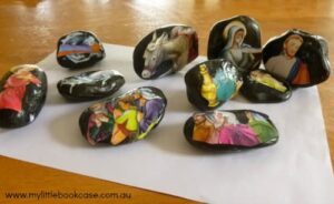 Nativity set stones