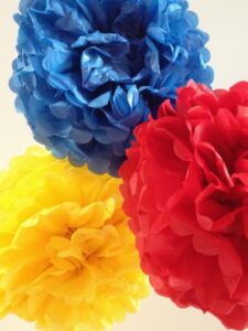 DIY pom poms