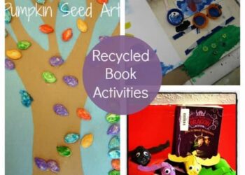 Recycled Book Activities