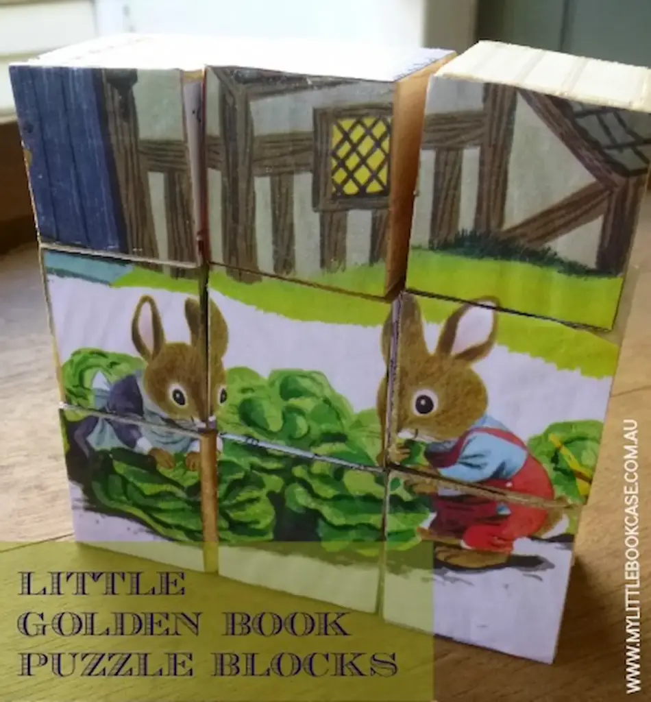 Little Golden Book Puzzle Blocks 