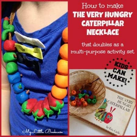 HUNGRY CATERPILLAR NECKLACE_HOW TO_200 Homemade Hungry Caterpillar Necklace and Playset by My Little Bookcase