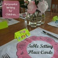 TABLE PLACE CARDS_My little Bookcase_200 TABLE PLACE CARDS- Writing for Meaning_My little Bookcase